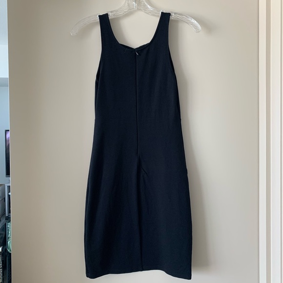 Black cross front minidress EUC - Picture 5 of 6